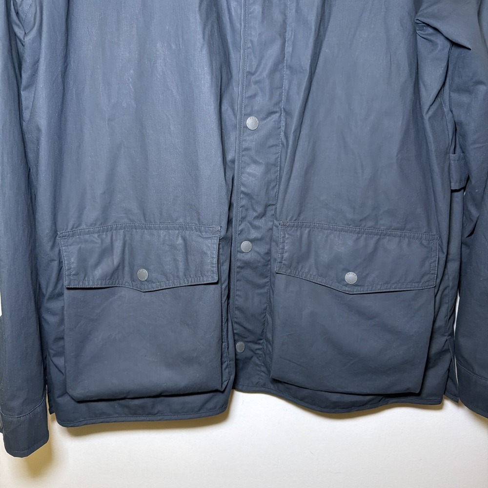 Peter Millar Mens LARGE Harrison Field Jacket Navy Blue Outdoor Water Resistant - Picture 4 of 15